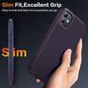 2 x Magnetic for iPhone 11 Phone Case-Compatible with MagSafe-Carbon Fiber Texture-Slim Military Grade Drop Protection Phone Case for iPhone 11 6.1",Purple