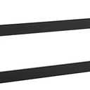 KOKOSIRI Towel Bars Black Bath Towel Holders 20 Inches Bathroom 2-Tiers Ladder Towel Rails Wall Mounted Towels Shelves Rack Stainless Steel, B5008BK-L20