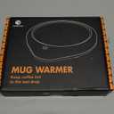 Coffee Mug Warmer, Cup Warmer for Desk with Auto Shut Off Smart Temperature Settings, Electric Beverage Tea Water Milk Heater for All Cups and Mugs, Heating Plate Candle Wax Warmer (Dark Black)