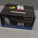 Ensenior 6 Pack 4 Inch LED Recessed Light, Dimmable, 6000K Clear White, 750LM High Brightness, 9W 120V, Damp Rated, Ultra-Thin Canless Wafer Ceiling Light - ETL & FCC & IC