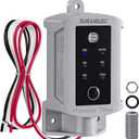 SURAIELEC 15 AMP Dusk to Dawn Timer Switch for Outdoor Electrical Boxes, 120V Photocell Power Control, for Waterproof Outlet Junction Box, Outside Lighting, Security System, Holiday Decorations