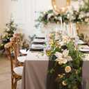 Ling's Moment Green Cheesecloth Table Runner, 120 Inch 10FT Moss Green Boho Gauze Rustic Sheer Cheese Cloth Table Runners for Party Wedding Birthday Outdoor Bridal Shower Decor
