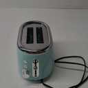 Mueller Retro Toaster 2 Slice with 7 Browning Levels and 3 Functions: Reheat, Defrost & Cancel, Stainless Steel Features, Removable Crumb Tray, Under Base Cord Storage, Turquoise