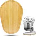 Bamboo Mixer Slider Compatible with Kitchen aid Bowl Lift 5-8 Qt Stand Mixer - Kitchen Countertop Storage Mover Sliding Caddy for Kitchen Aid 5-8 Qt Mixer