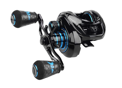 KastKing Crixus ArmorX Baitcasting Reels, Right Hand, Aluminum Frame, 6.8 oz, 9+1 Shielded SS Bearings, Super Polymer Grips, 8 Button Magnetic Brake, 4 Disc-Carbon Fiber Drag