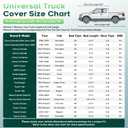 Cartist Hail Protector Car Cover for Truck Waterproof All Weather, Heavy Duty Outdoor Sun Uv Rain Pickup Cover, Universal Fit for Tundra, Tacoma, Colorado, Gladiator, etc.(Length Up to 220 inch) M+