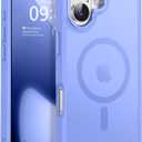 Newfuture Magnetic for iPhone 17 Case [Compatible with Magsafe] [Military Grade Drop Protection] Translucent Matte Anti-Scratch Shockproof Protective Phone Cover 6.3 Inch, Light Purple