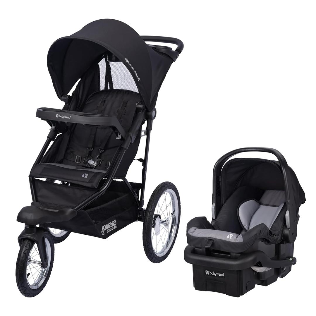 Baby Trend Journey Jogger Travel System with EZ-Lift Infant Car Seat, Stellar Black, Manufacture Date 12/10/2025