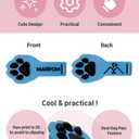 Easy Grip Poop Bag Opener - High Friction Tong & Velcro Strap