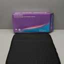 Gel Seat Cushion, Cooling Thick Big Breathable Honeycomb Design Absorbs Pressure Points Seat Cushion with Non-Slip Cover for Office Chair Home Cars Wheelchair (Black)