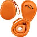 co2CREA Hard Case for SHOKZ New OpenRun Pro 2/1/Mini, OpenRun Standard/Mini, OpenMove, OpenSwim Pro, OpenSwim, Compatible with All SHOKZ Open-Ear Bone Conduction Sport Headphones, Orange Case