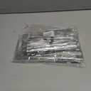 Reusable Aluminum Foil Sealable Storage Bags,30PCS Resealable Vacuum Zipper Pouches for Food, Stand Up Foil Sealable Bags with Label and Zip Lock for Vegetable Fruit Meat