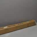 Warm Gold Double Curtain Rods 36-72", Decorative Window Treatment Curtain Rod with Round & Barrel Finials, 1-Inch Front and 5/8 Inch Back Double Telescoping Drapery Rod, Adjustable Double Window Rod