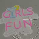 Beer Neon Sign for Wall Decor Pink Neon Light for Bedroom Cocktail LED Signs Girls Just Wanna Have Fun LED Light Up Sign for Wedding Party Bar Decor Birthday Gifts for Girl Size12.9 * 11.8in(JTD279)
