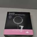 Auxmir Makeup Mirror with Lights, Double Sided 30X/1X Magnifying Mirror with Light, 3 Color Stepless Dimmable with Touch Screen, Rechargeable 360° Free Standing Vanity Mirrors for Bathroom, Bedroom