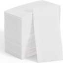JOLLY CHEF 200 Pack Disposable Paper Napkins, Soft Bathroom Napkins for Guests, 2-Ply White Paper Hand Towels for Halloween, Wedding, Thanksgiving