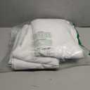 NICETOWN 100% Blackout Window Curtain Panels, Cold and Full Light Blocking Drapes with Black Liner for Nursery, 84 inches Drop Thermal Insulated Draperies (White, 2 Pieces, 52 Wide Each Panel)