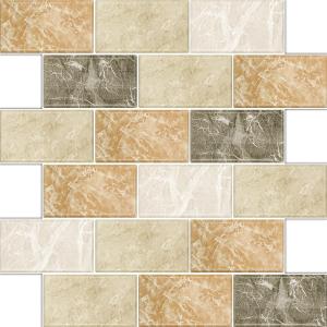 10 Sheets Kitchen Backsplash Tiles Peel and Stick 12"X12" Adhesive Flat Vinyl Wall Sticker on Renter Friendly Back Splash for Bathroom Light Brown Marble (Not 3D Tile)