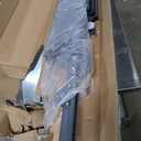 GarveeLife 10 ft Cantilever Umbrella Outdoor Patio Umbrella Solar LED w/Base Included Market Offset Umbrella Sun Shade Windproof with 360-Degree Rotation for Patio Garden Deck Pool, Grey