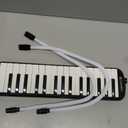 CAHAYA Melodica 32 Keys Double Tubes Mouthpiece Air Piano Keyboard Musical Instrument with Carrying Bag 32 Keys, Black, CY0050-1