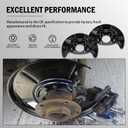 2Pcs Front Brake Backing Panel Dust Shield for 2016-2017 Crosstek, 2013-2015 XV Crosstrek, 2008-2018 Forester, 2008-2016 Impreza Replace 26290-AG000
