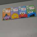 4 Sesame Street Flash Cards Beginning Words Numbers Colors Shapes Alphabet ABC !