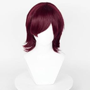 LABEAUT Max Beauty Unisex Short Beige Cosplay Wigs With Bangs+ Free Cap, Man Woman Fluffy Heat Resistant Wig Hair for Daily Party Halloween