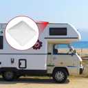 Jack Boss RV Roof Vent Cover, 14 Inch Replacement Vent Lid for Inside RV Trailer Camper Motorhome, White One Pack