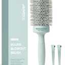 AIMIKE NaturaVol Round Brush for Blow Out, Large Round Hair Brush with Nano Thermal Ceramic Tech, for Fine Hair-Friendly Blow Drying & Styling at Home, Maximum Volume Shine-2.1" Barrel, 3" w/Bristle