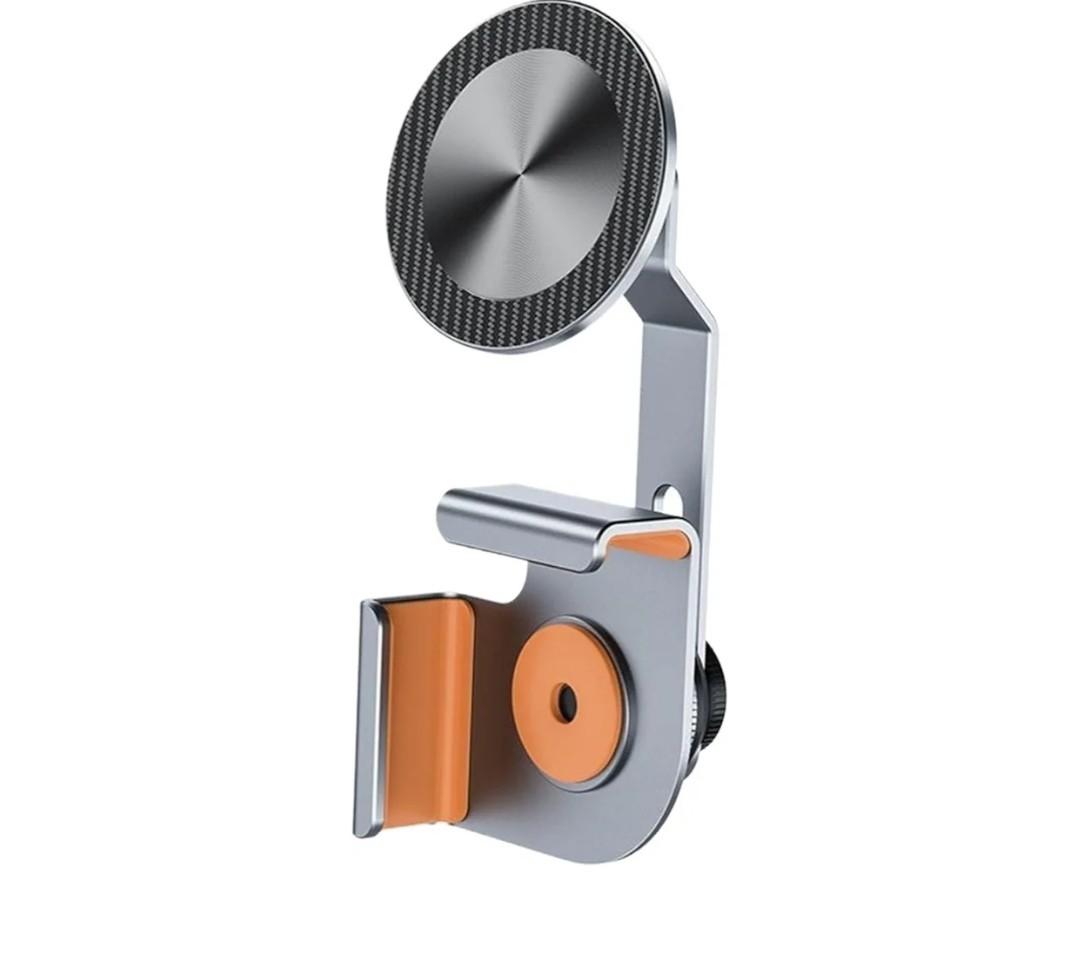 Compatible With Tesla Model 3/Y/S/X Car Phone Holder Mount Adjustable Magnetic Phone Holder Car Screen Side Phone Support Frame(A)