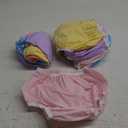 Funtery 12 Packs Waterproof Plastic Pants for Toddlers Reusable Diaper Covers Unisex Baby Potty Training Underwear Covers 4T