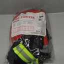 Morph Firefighter Costume for Kids (2 Colors) - Boys Fireman & Fire Fighter Costume for Halloween (Medium, Black)