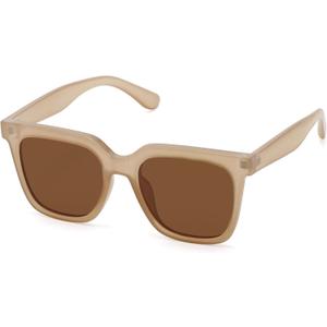 Large Square Sunglasses Trendy Polarized Sunglasses for Women Men Classic Retro Style UV400 Protection