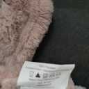 Pink Fuzzy Blanket, Blanket for Couch, Soft Lightweight Ribbed Plush Blanket for Sofa and Bed, All-Season Cozy Striped Throw 90x90 inches