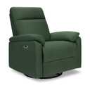 Davinci Suzy Electronic Swivel Recliner with USB Port in Pine Green, GREENGUARD Gold & CertiPUR-US Certified