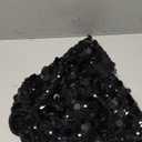 Women's Sequin Skirt Sparkle Stretchy Bodycon Mini Party Glitter Skirts (Navy Blue) 4-6