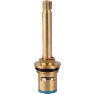 Faucet Ceramic Cartridge Valve, G1/2" Brass Tap Ceramic Disc Cartridges Replacement for Hot Cold Water (Type I1- H76mm)