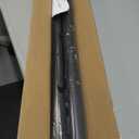 Tension Curtain Rod by EZFurni,42-123 Inches,Heavy Duty Tension Rods for Windows,No Drilling Adjustable Curtain Rod for Patio,Hold Up Blackout Curtains and Non Slip,Black