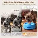 Dog Lick Bowl Slow Feeder with Rolling Ball & Suction Base
