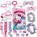 Hello Kitty Sanrio Advent Calendar 2025 Girls Teens Kawaii Hair Accessories 24 Christmas Countdown Calendar Scrunchies Hair Clips Bows Anime Gifts