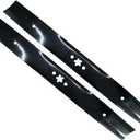 2 Pack 586859602 Mower Blades Replacement for Husqvarna LC221A LC221AH LC221FH LC221R L421P 21" Walk Behind Mower, Replaces 586859604 501082501, 5 Point Star High Lift Lawn Mower Blade