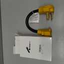 Tellegloww 6-50P to 6-20/15R or 5-20/15R Welder EV Adapter Cord Compatible with NEMA 50 Amp 3 Prong 240V to 20/15 Amp 3 Prong 240V 6-20/15R or 5-20/15R T Blade for Welder EV Charger, 12 AWG, 1FT