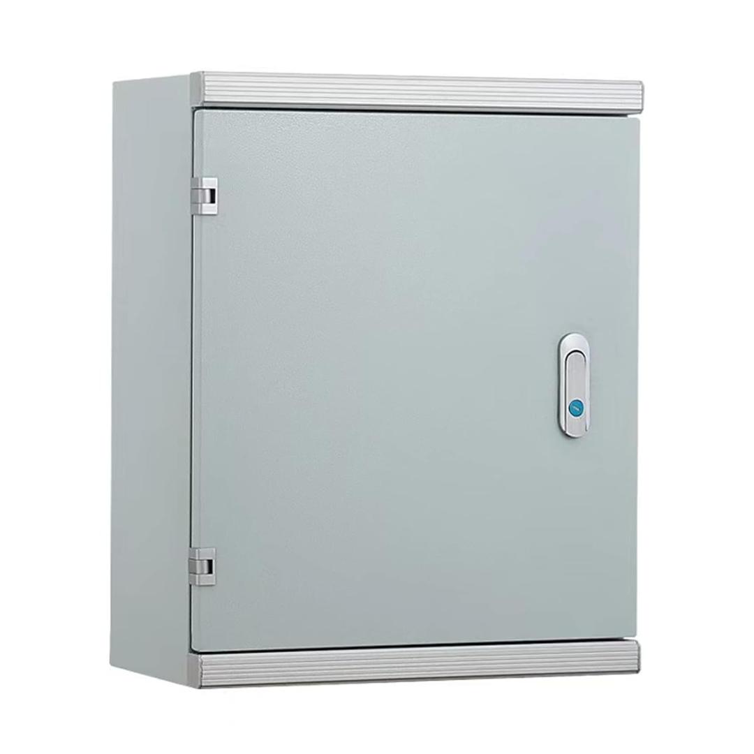 Cold Rolled Steel Electrical Box 20'' x 16'' x 8'' Outdoor/Indoor 1mm/0.04 Thick Cold Rolled Aluminum Alloy Eyebrow Electrical Enclosure Box 20" H x 16" W x 8" D with Mounting Plate IP66 Weatherproof