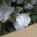 Hotop 72 Pcs White Delphinium Artificial Flowers Bulk for Wedding Decor