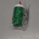 Infantino My 1st Tumbler Christmas Edition, Silicone Sippy Cup with Straw & Handle, Spill-Resistant Baby Cup for On-The-Go, BPA-Free Transition Cup, Snowman (9 Ounces, Green)