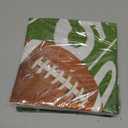 Creative Converting Football Field Disposable Party Paper Napkins, 16 Count, Brown