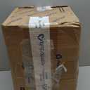 EUHOMY Nugget Ice Maker Countertop with Handle, Ready in 6 Mins, 34lbs Per Day, Removable Top Cover, Auto-Cleaning, Portable Sonic Ice Maker with Basket and Scoop, for Home/Party/RV/Camping (Black)