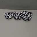 Iced Coffee Sleeve Insulator Sleeves for Cold Drinks Beverages, 3 Pack Reusable Neoprene Cup Sleeve with Handle for 16-32oz Coffee cups(Cow Print)