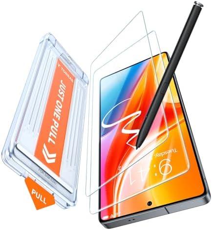 TORRAS for Samsung Galaxy S25 Ultra Screen Protector 9H+ Military-Grade Shatterproof Tempered Glass 2 Pack - Anti-Scratch, Bubble-Free Full Coverage, Easy One-Pull Installation with Alignment Kit