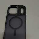 BENKS Magnetic Case for iPhone 17 Pro with Camera Control Button, Compatible with MagSafe, Slim Translucent Matte Shockproof Protective Phone Case, Black